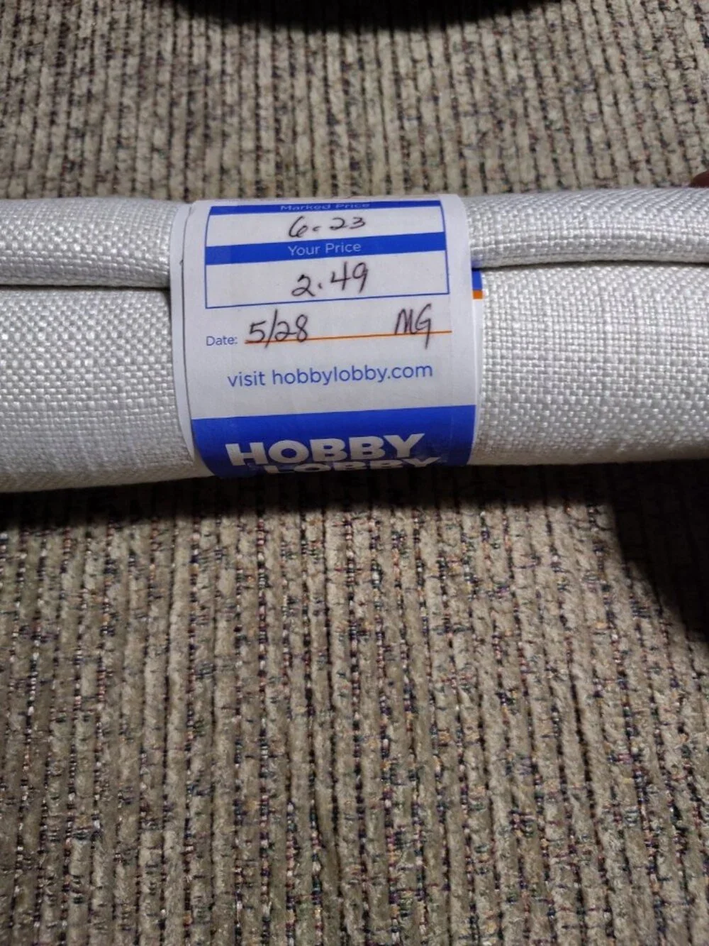 Fabric Remnant Type, Size, Color, Material And Manufacturer Varies See Pictures